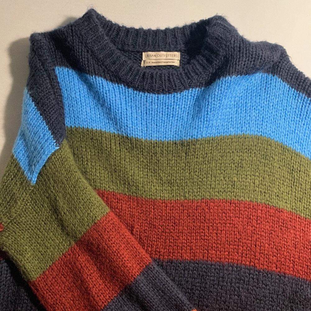 urban outfitters rainbow sweater